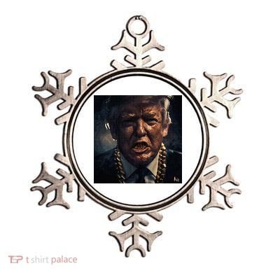 Donald Trump Gold Grillz Ornament