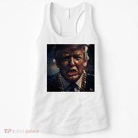 Donald Trump Gold Grillz Women's Tank Top thumb 0