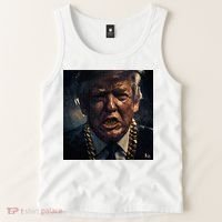 Donald Trump Gold Grillz Tank Top thumb 2