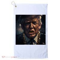 Donald Trump Gold Grillz Golf Towel thumb 0