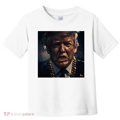 Donald Trump Gold Grillz Toddler T-Shirt