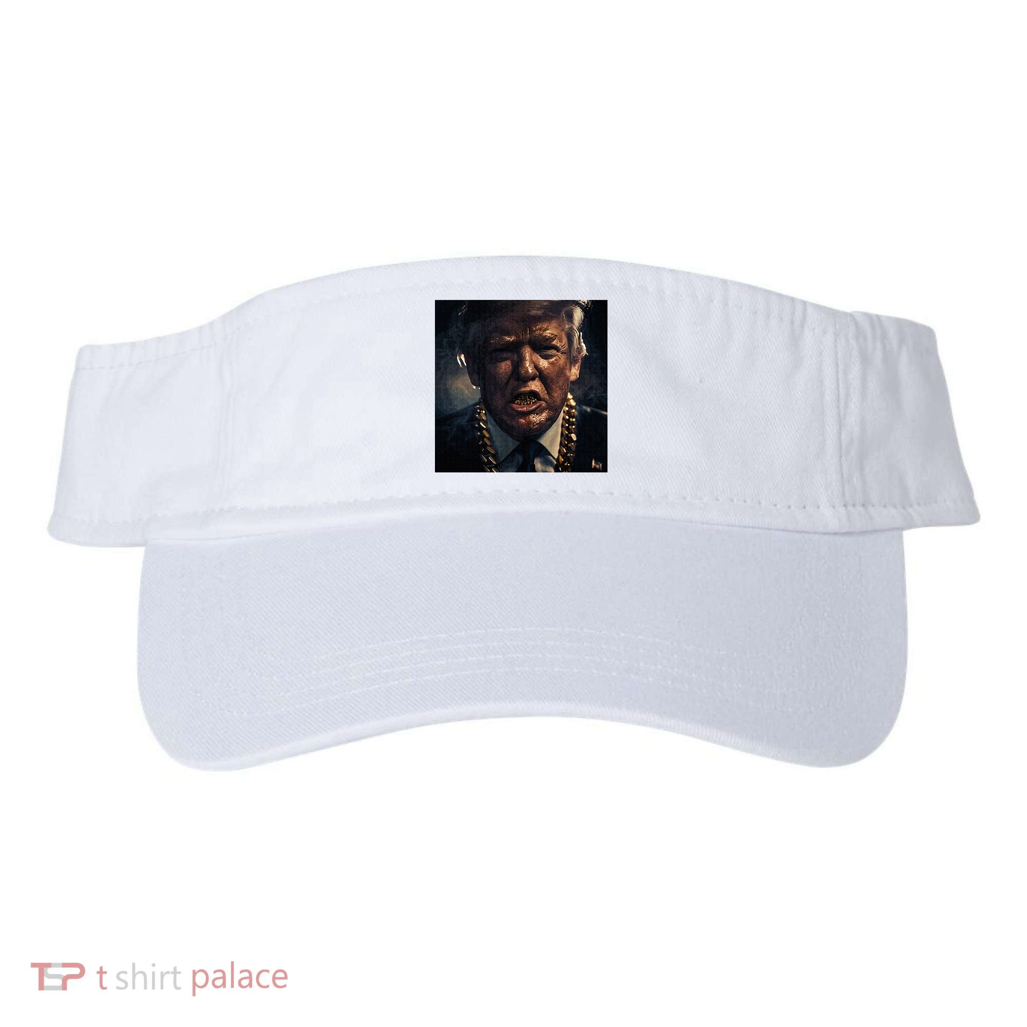Donald Trump Gold Grillz Visor