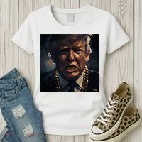 Donald Trump Gold Grillz Women's T-Shirt thumb 3