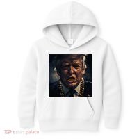 Donald Trump Gold Grillz Kids Hoodie thumb 0
