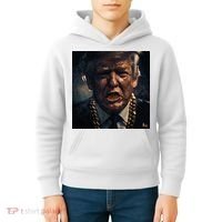 Donald Trump Gold Grillz Kids Hoodie thumb 4