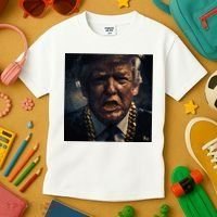 Donald Trump Gold Grillz Kids T-Shirt thumb 3