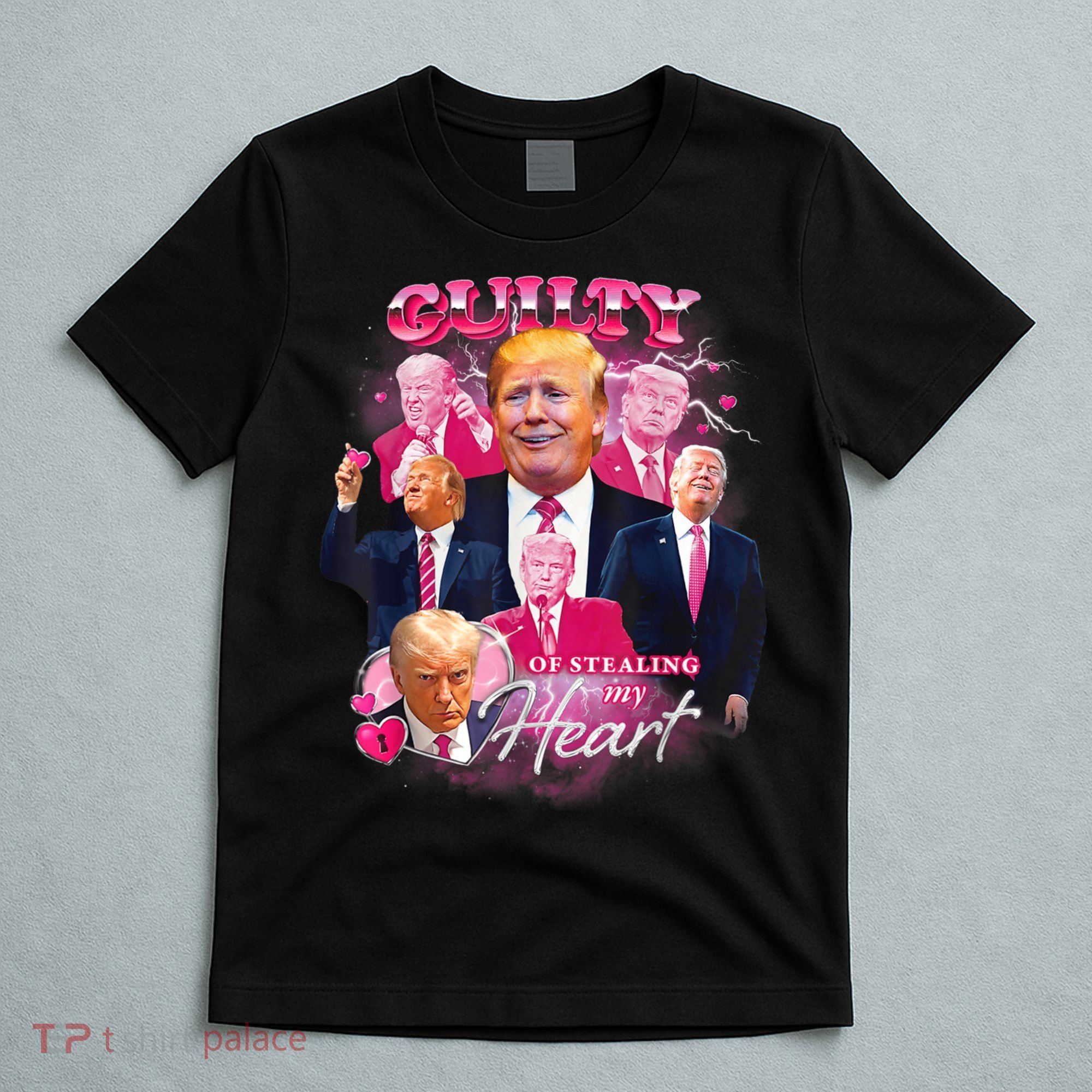 Donald Trump: Guilty Of Stealing My Heart | Vintage Bootleg Mugshot Retro T-Shirt