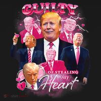 Donald Trump: Guilty Of Stealing My Heart | Vintage Bootleg Mugshot Retro T-Shirt thumb 7