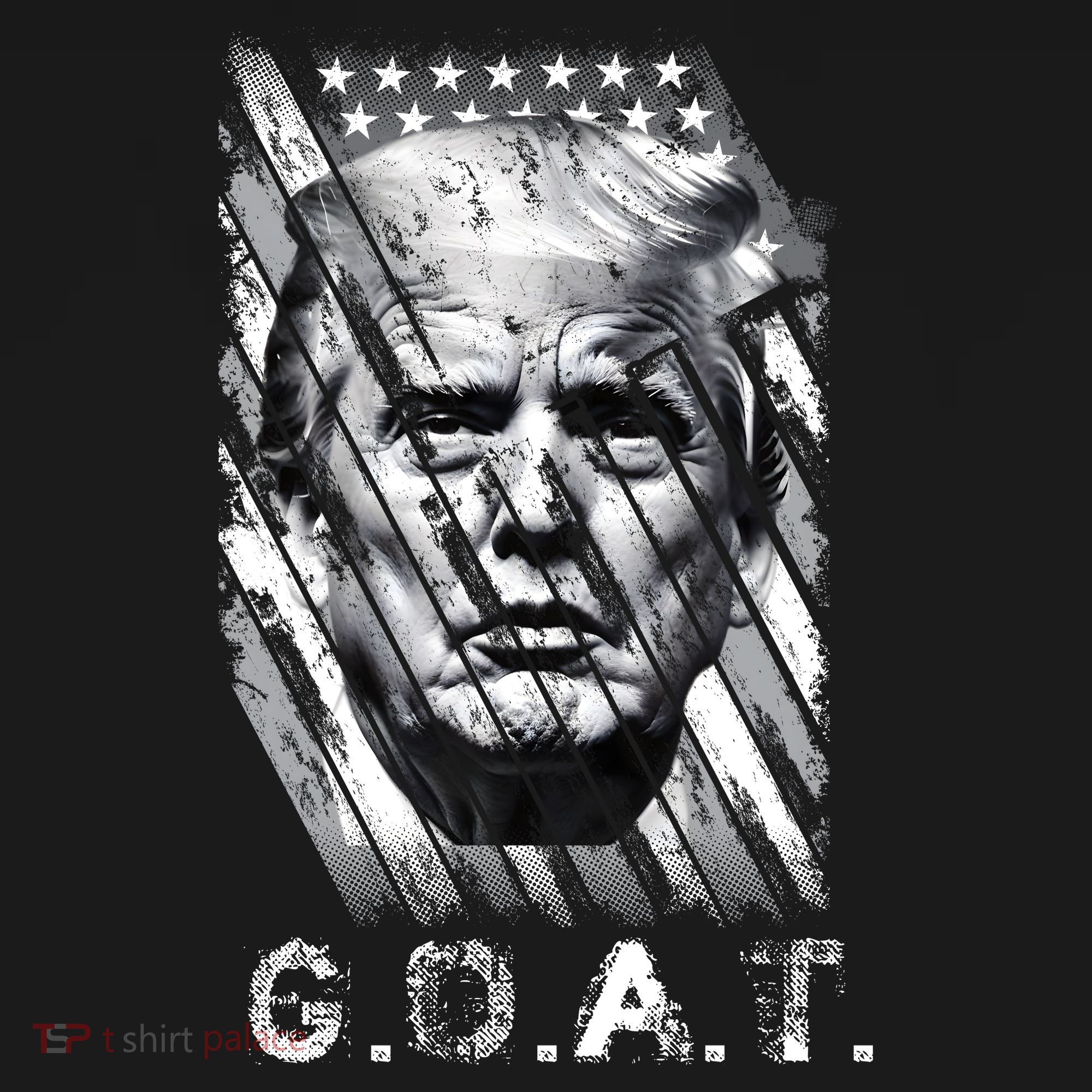 Donald Trump Greatest Of All Time Trump G.O.A.T. Patriotic T-Shirt