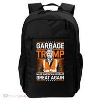Donald Trump Garbage Orange Reflective Safety Vest Backpack thumb 0