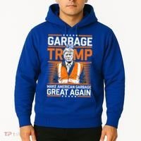 Donald Trump Garbage Orange Reflective Safety Vest Hoodie thumb 2