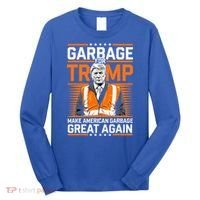Donald Trump Garbage Orange Reflective Safety Vest Long Sleeve Shirt thumb 0