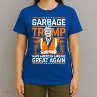 Donald Trump Garbage Orange Reflective Safety Vest T-Shirt thumb 4