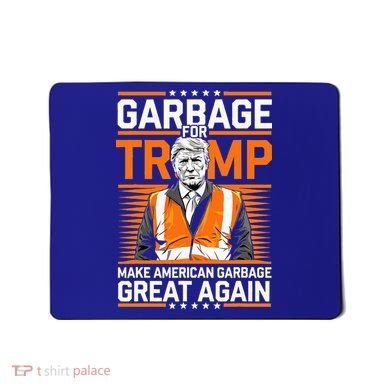 Donald Trump Garbage Orange Reflective Safety Vest Mousepad