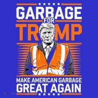 Donald Trump Garbage Orange Reflective Safety Vest Women's Tank Top thumb 5