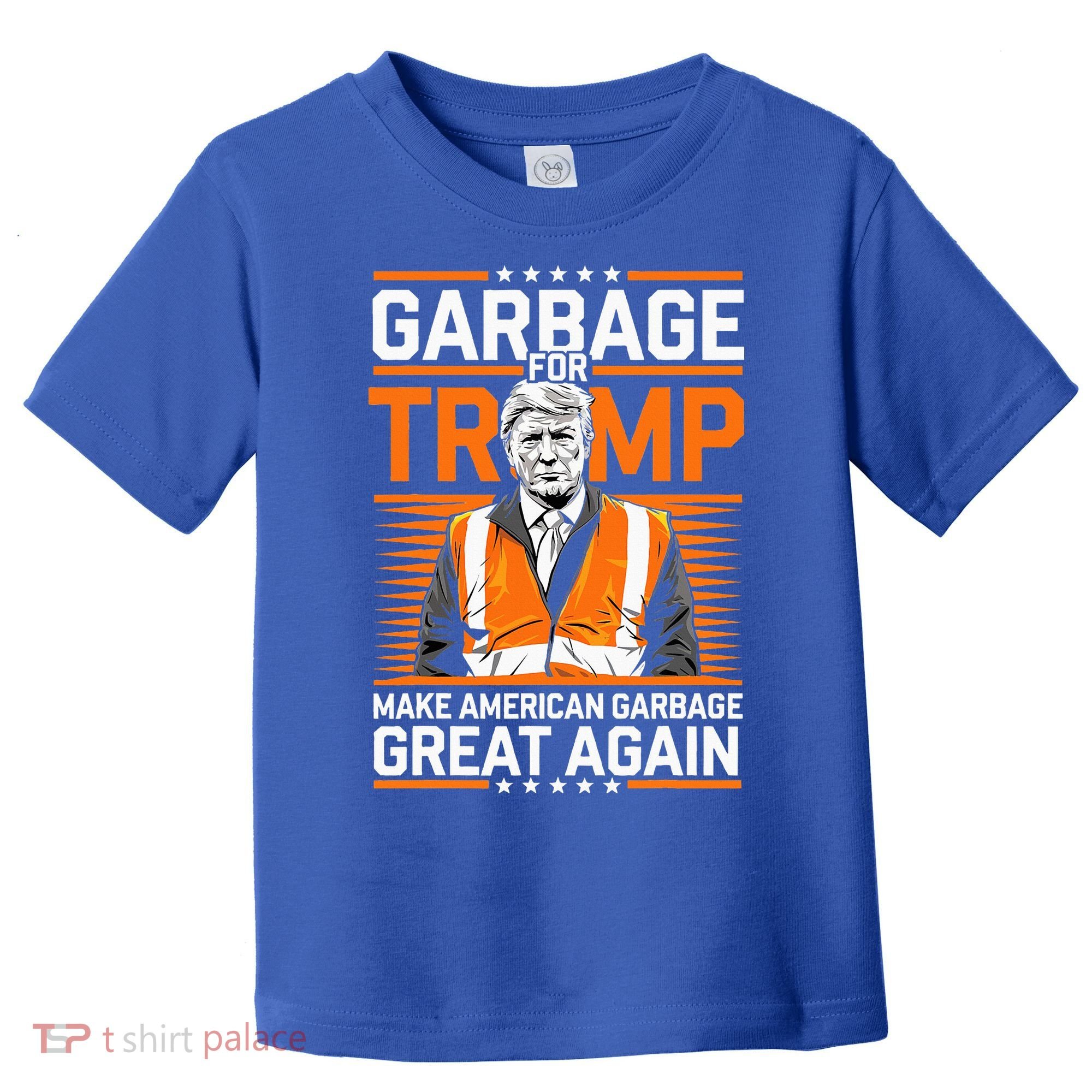 Donald Trump Garbage Orange Reflective Safety Vest Toddler T-Shirt
