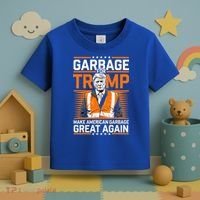 Donald Trump Garbage Orange Reflective Safety Vest Toddler T-Shirt thumb 3