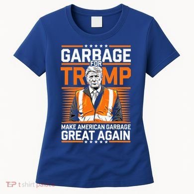 Donald Trump Garbage Orange Reflective Safety Vest Women's T-Shirt