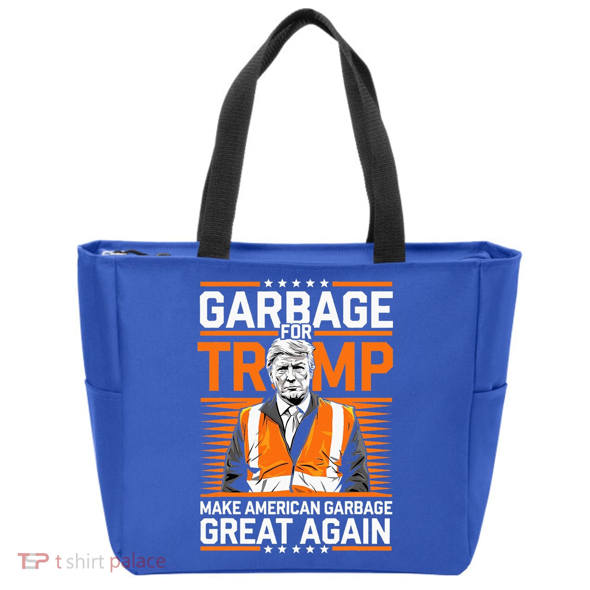 Donald Trump Garbage Orange Reflective Safety Vest Tote Bag