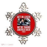 Donald Trump Get In Loser Were Taking America Back 2024 Ornament thumb 0