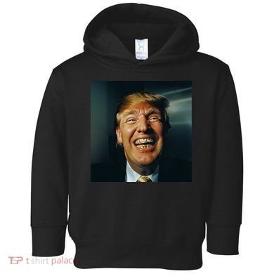 Donald Trump Grillz Teeth Toddler Hoodie