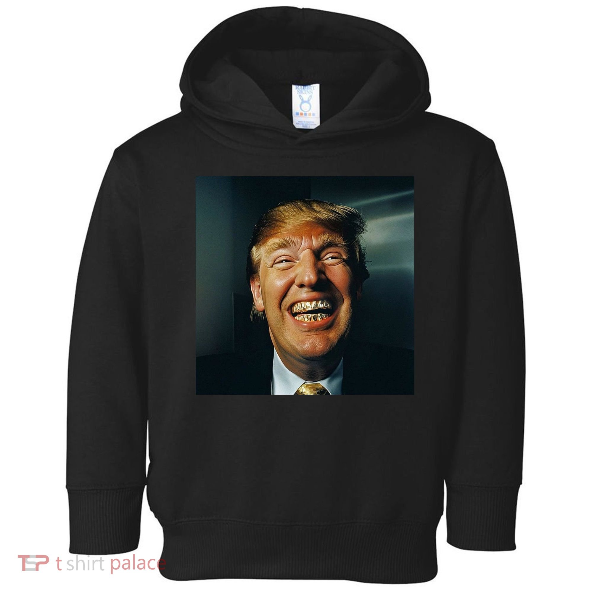 Donald Trump Grillz Teeth Toddler Hoodie