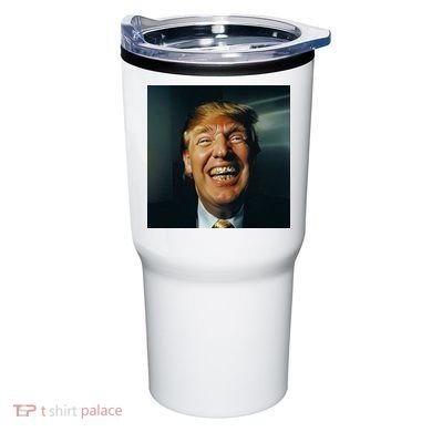 Donald Trump Grillz Teeth Tumbler