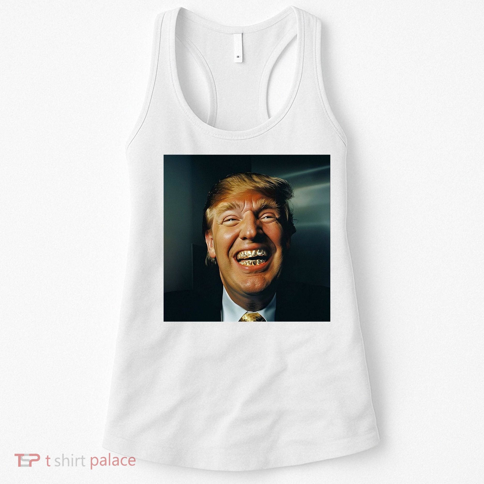 Donald Trump Grillz Teeth Women's Tank Top