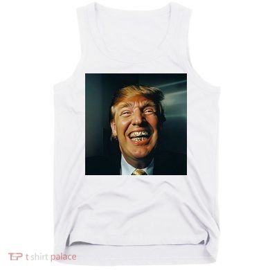 Donald Trump Grillz Teeth Tank Top