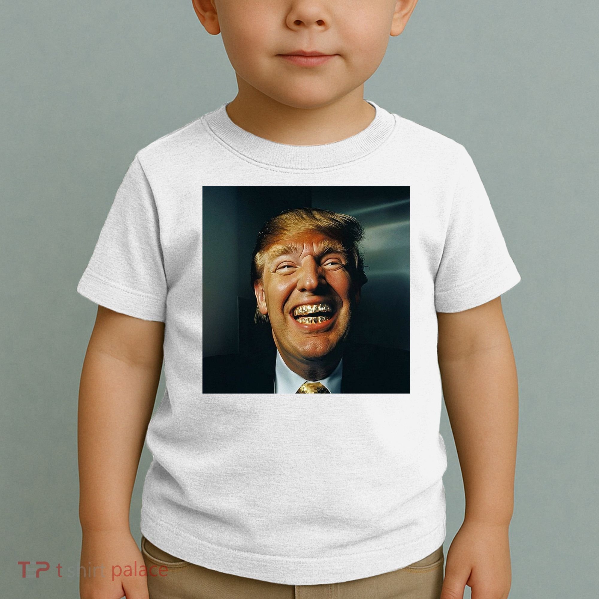 Donald Trump Grillz Teeth Toddler T-Shirt