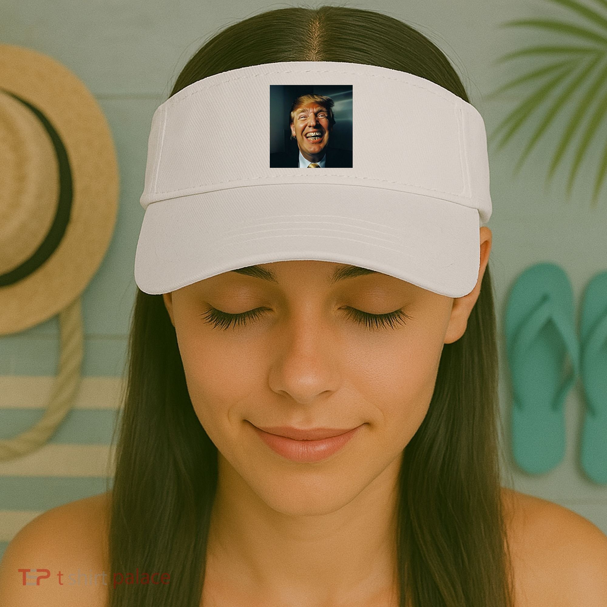 Donald Trump Grillz Teeth Visor