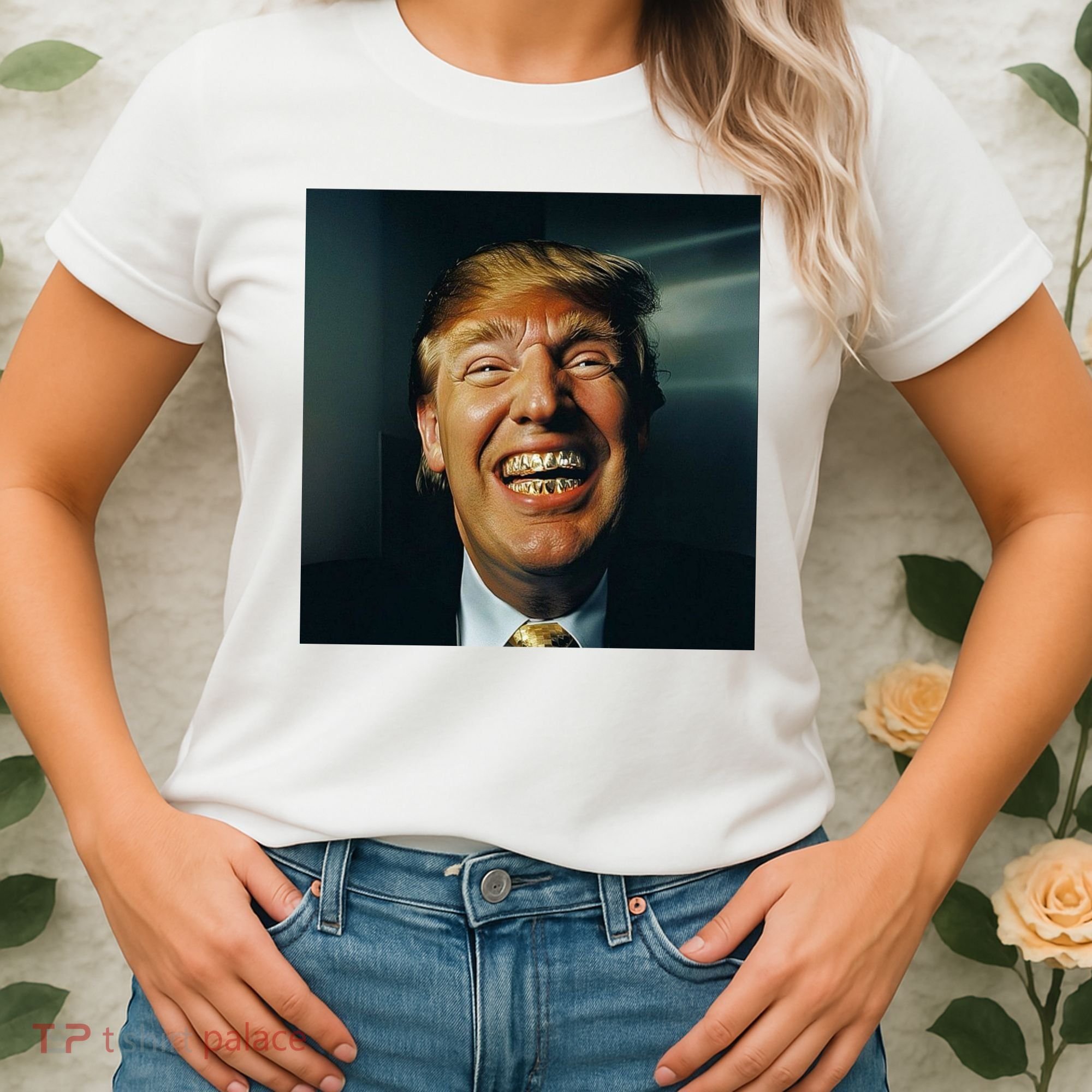 Donald Trump Grillz Teeth Women's T-Shirt