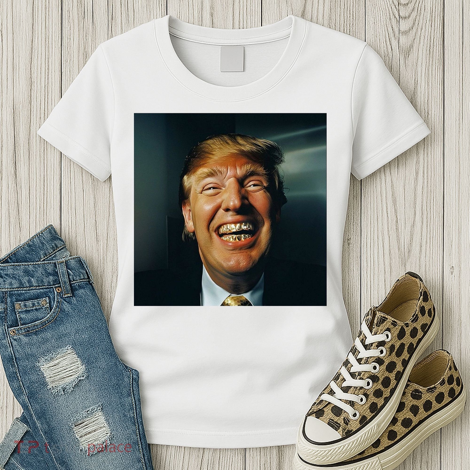 Donald Trump Grillz Teeth Women's T-Shirt