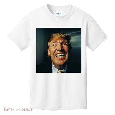 Donald Trump Grillz Teeth Kids T-Shirt