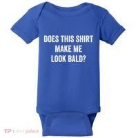 Does This Gift Make Me Look Bald? Gift Bald Is Beautiful Gift Baby Bodysuit thumb 0