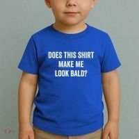 Does This Gift Make Me Look Bald? Gift Bald Is Beautiful Gift Toddler T-Shirt thumb 2