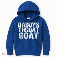 Daddys Throat Goat Kids Hoodie thumb 0