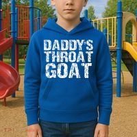 Daddys Throat Goat Kids Hoodie thumb 2