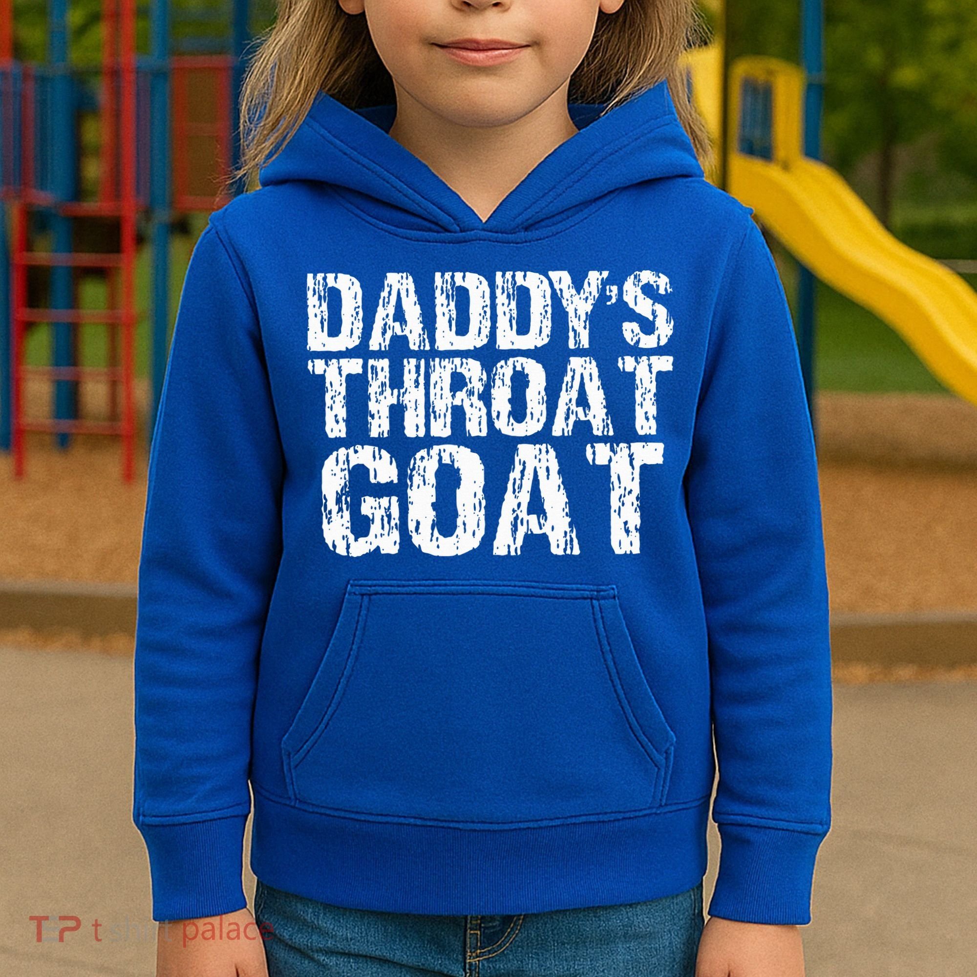Daddys Throat Goat Kids Hoodie