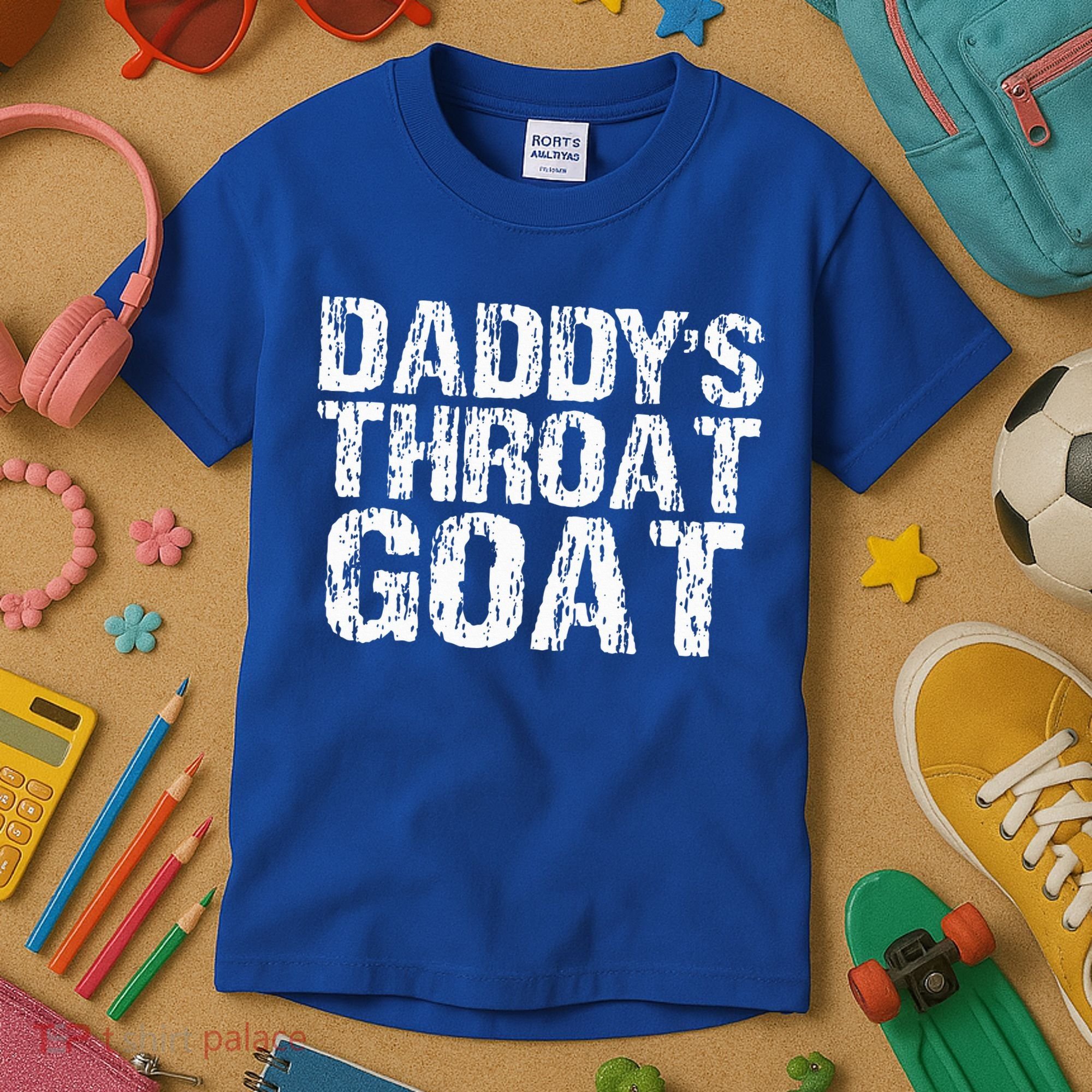 Daddys Throat Goat Kids T-Shirt