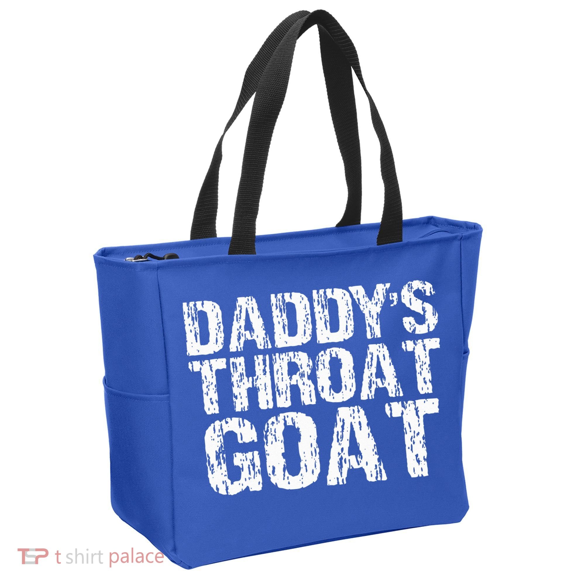 Daddys Throat Goat Tote Bag