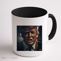 Donald Trump Gold Grillz Coffee Mug thumb 1