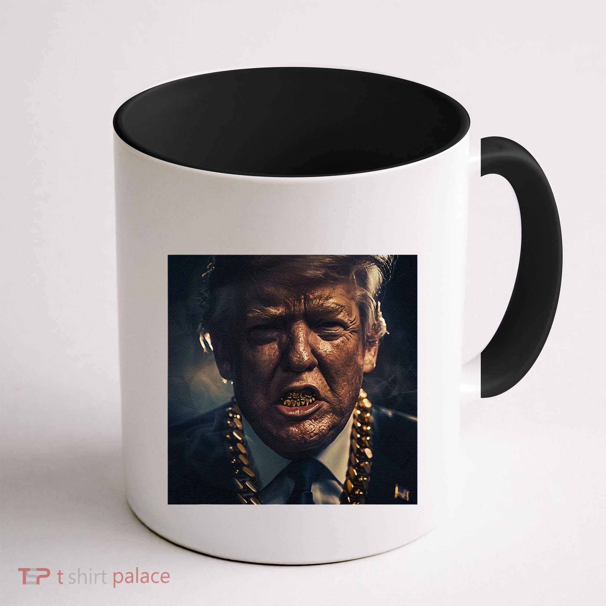 Donald Trump Gold Grillz Coffee Mug