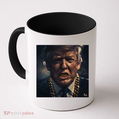 Donald Trump Gold Grillz Coffee Mug