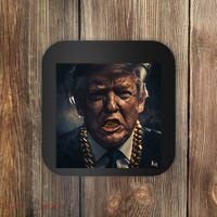 Donald Trump Gold Grillz Coaster thumb 0
