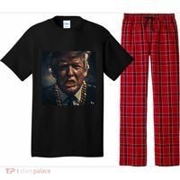Donald Trump Gold Grillz Pajama Set thumb 0
