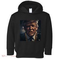 Donald Trump Gold Grillz Toddler Hoodie thumb 0