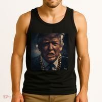 Donald Trump Gold Grillz Tank Top thumb 3
