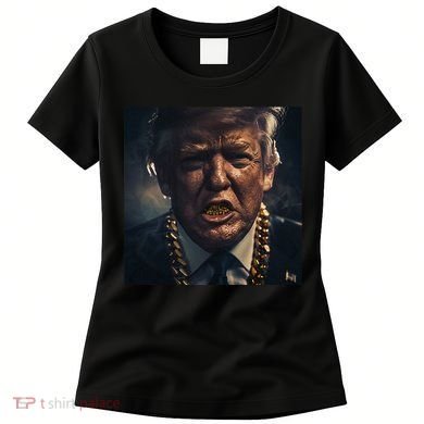 Donald Trump Gold Grillz Women's T-Shirt