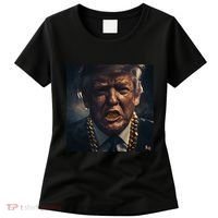 Donald Trump Gold Grillz Women's T-Shirt thumb 0